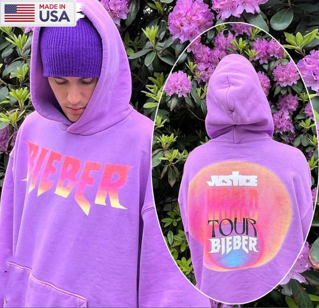 Justin Bieber Justice World Tour Shirt, Bieber Trending Unisex T-shirt Unisex Hoodie