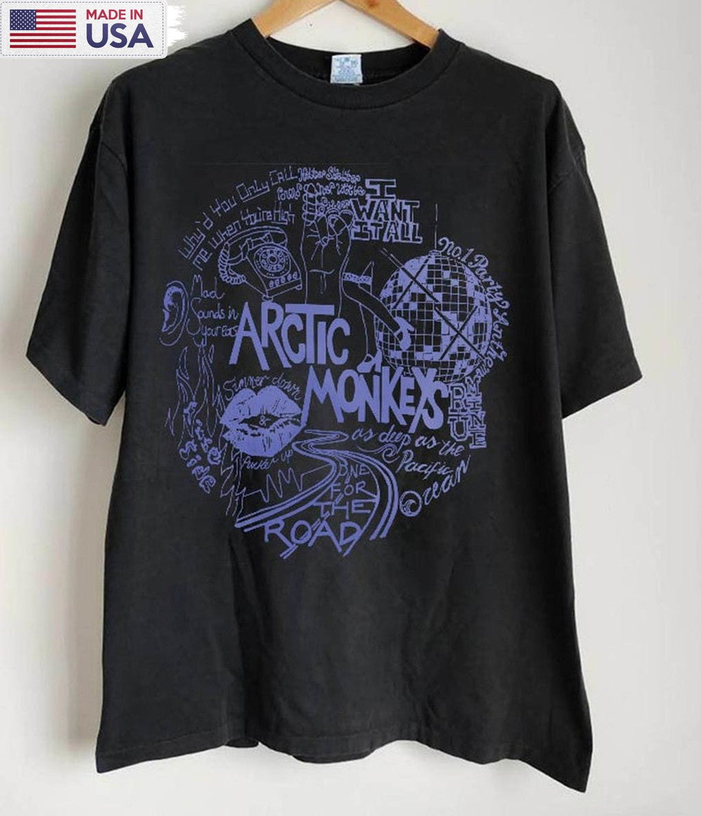 Arctic Monkeys Album Shirt, Monkeys Music Tour Crewneck Unisex Hoodie
