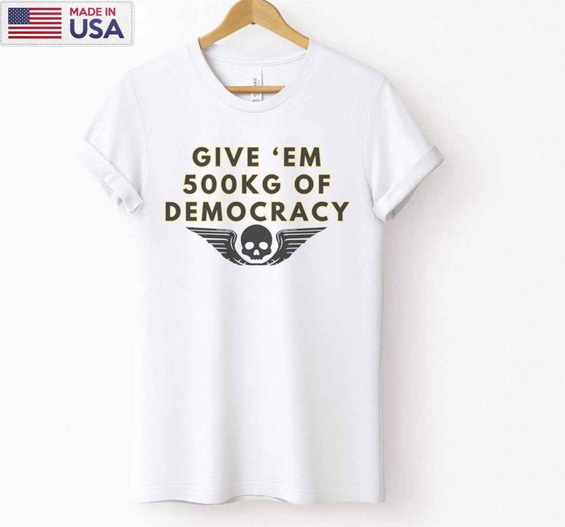500kg Of Democracy Shirt, Funny Helldivers 2 Long Sleeve Sweater