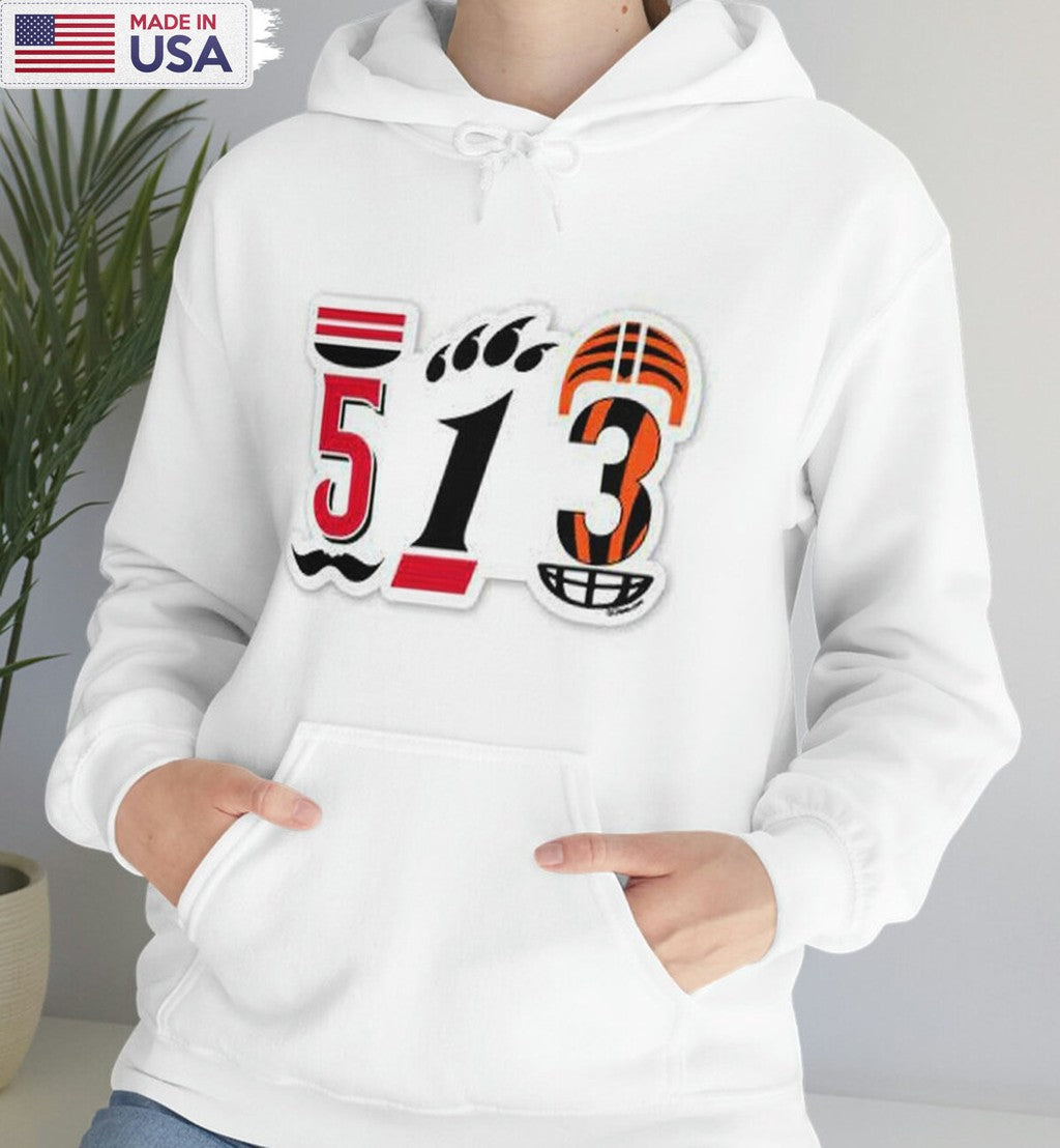 513 Cincinnati Shirt, Trending Football Crewneck Unisex Hoodie