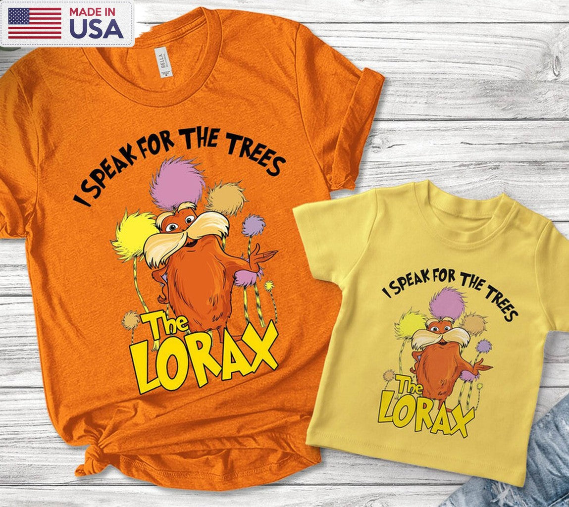 The Lorax Shirt , I Speak For The Trees Tee Tops Long Sleeve