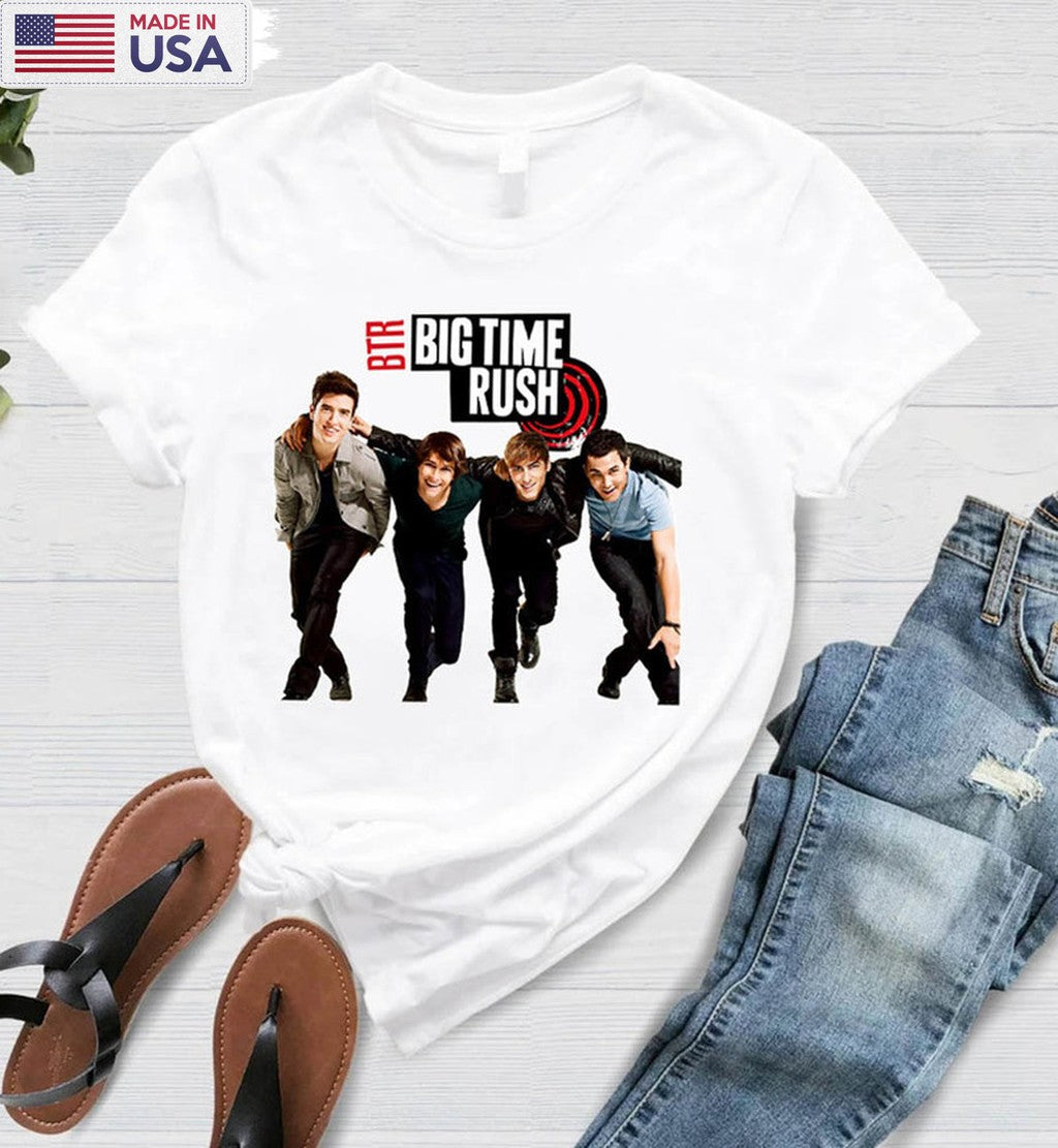 Big Time Rush Band Shirt, Btr Rush Tour 2023 Tee