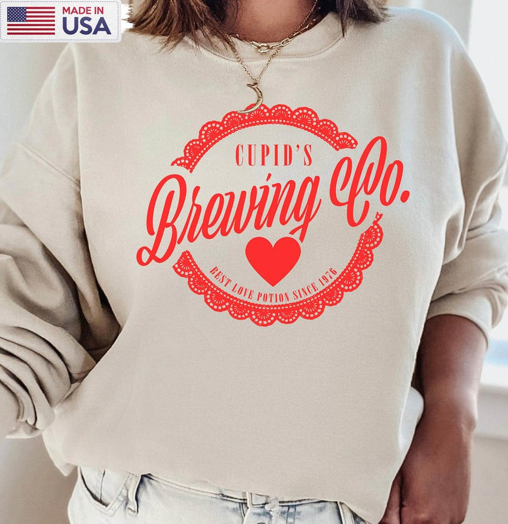 Cupid's Brewing Co Shirt, Valentine Tee