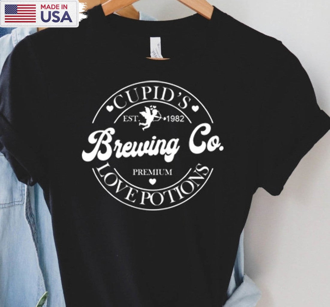 Cupid's Brewing Co Shirt, Vintage Valentine Long Sleeve Unisex T-shirt