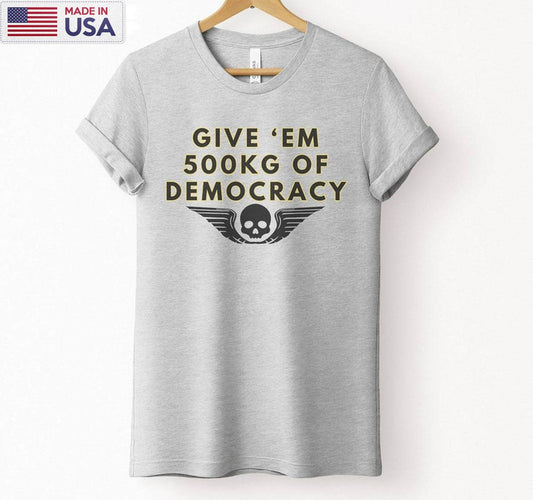 500kg Of Democracy Shirt, Funny Helldivers 2 Long Sleeve Sweater