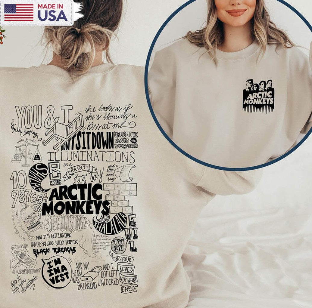 Arctic Monkeys 2023 Tour Shirt, Rock Band Unisex T-shirt Unisex Hoodie