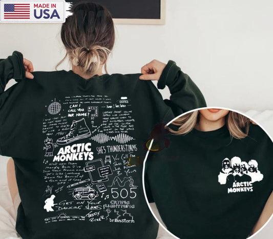 Arctic Monkeys 2022 Tour Sweatshirt - Monkeys Rock Band Tee