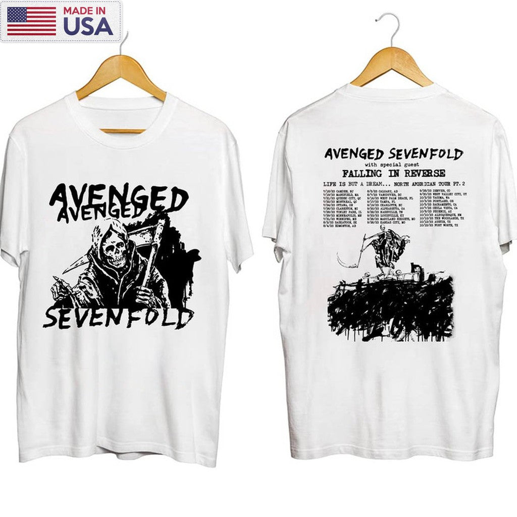 Avenged Sevenfold Life Is But A Dream North American Tour Retro Sweatshirt Unisex Hoodie