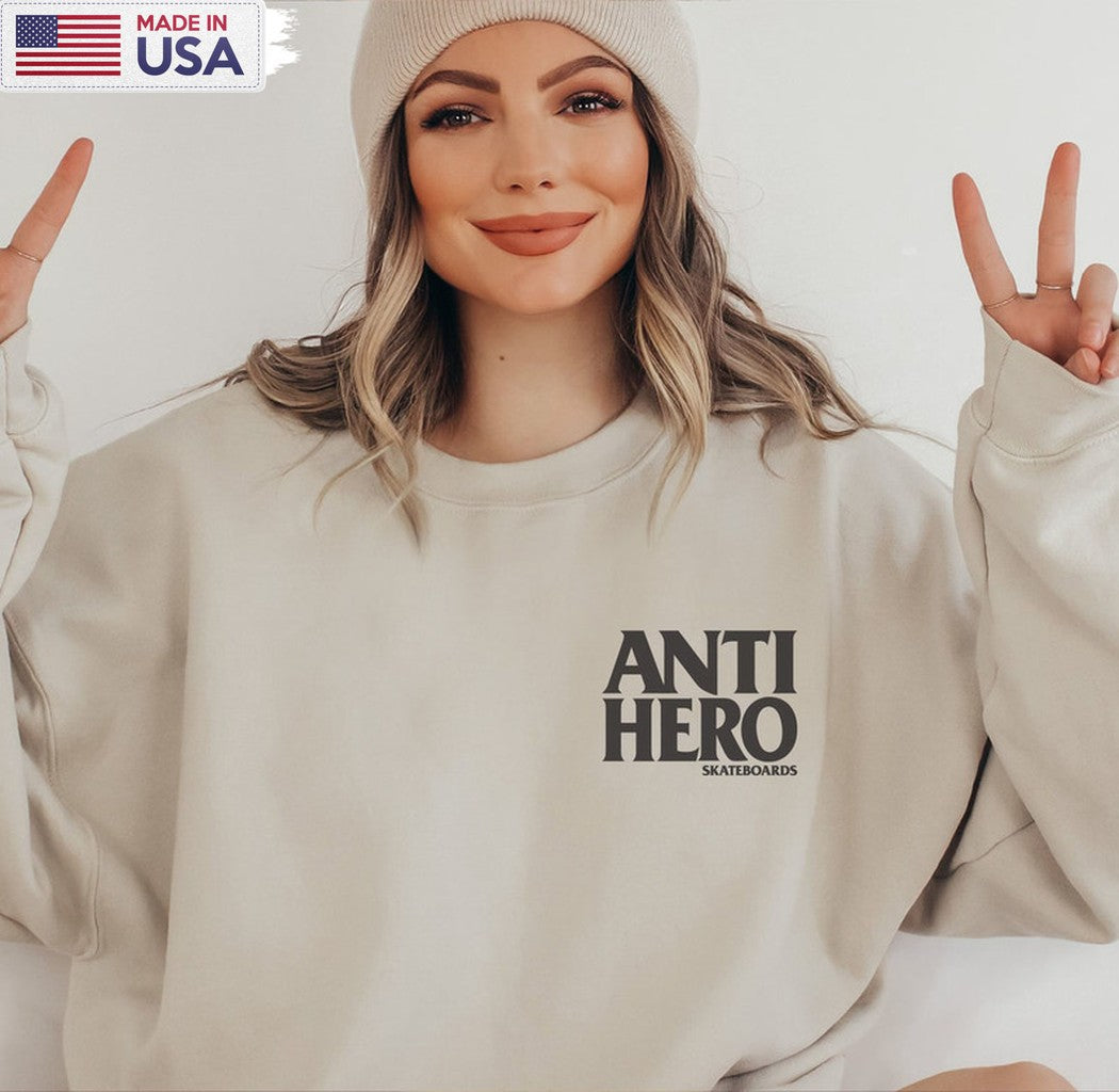 Anti Hero Hero Club Shirt, Taylor's Version Eras Tour Unisex T-shirt Crewneck