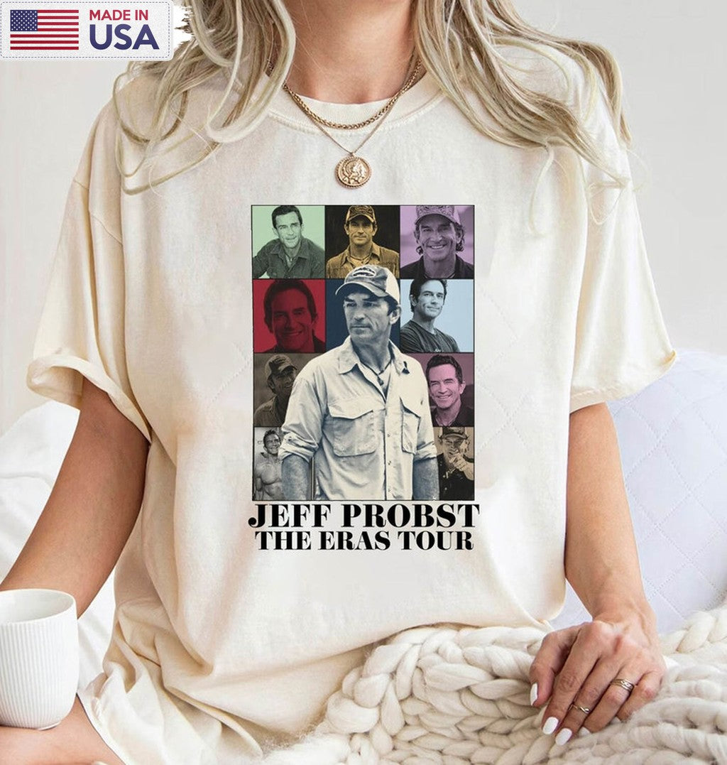 Retro Jeff Probst The Eras Tour Sweatshirt, Retro Jeff Probst Shirt Short Sleeve
