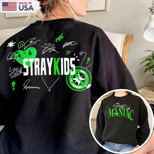 5 Stray Kids Maniac Sweatshirt , Stray Kids World Tour Tee