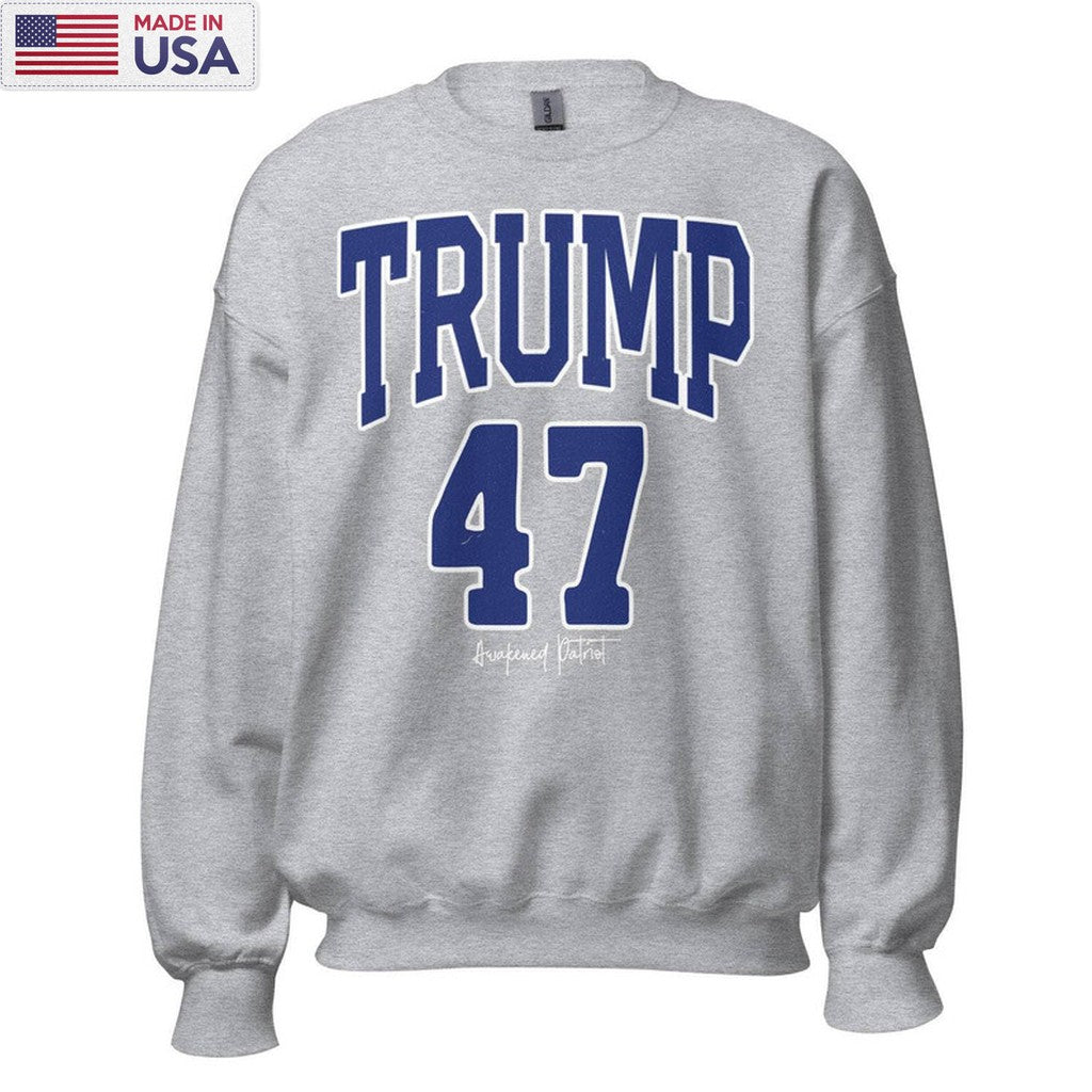 Awesome Trump Varsity Shirt, Awakened Patriot Varsity Style Trump 2024 T Shirt Hoodie