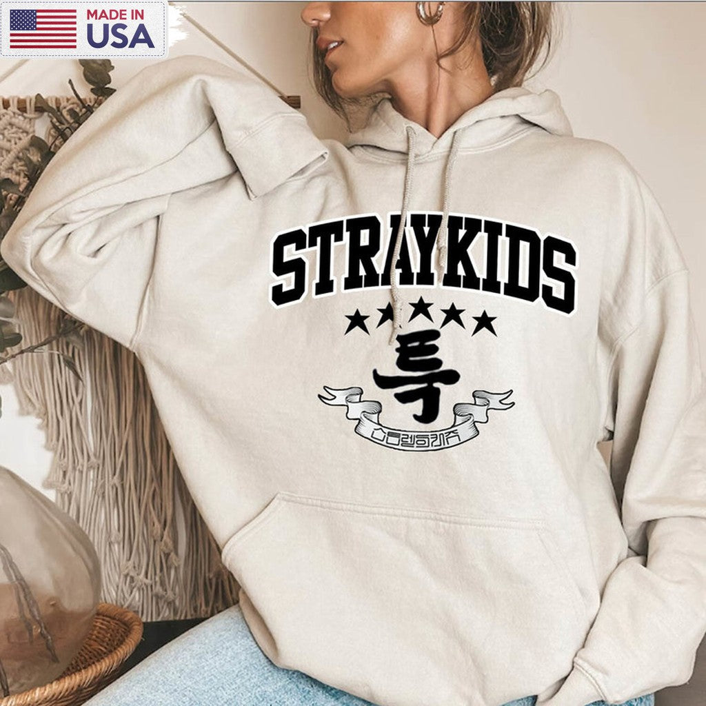 5 Star Stray Kids Shirt, Bang Chan New Album Short Sleeve Sweatshirt