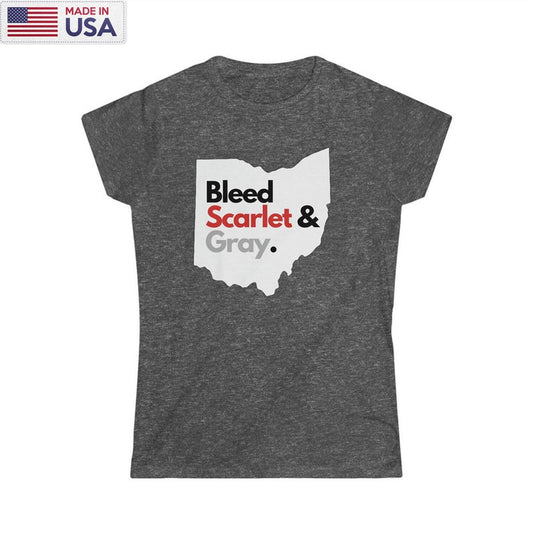 5 Ohio State Buckeys Bleed Scarlet And Gray Long Sleeve Unisex Hoodie