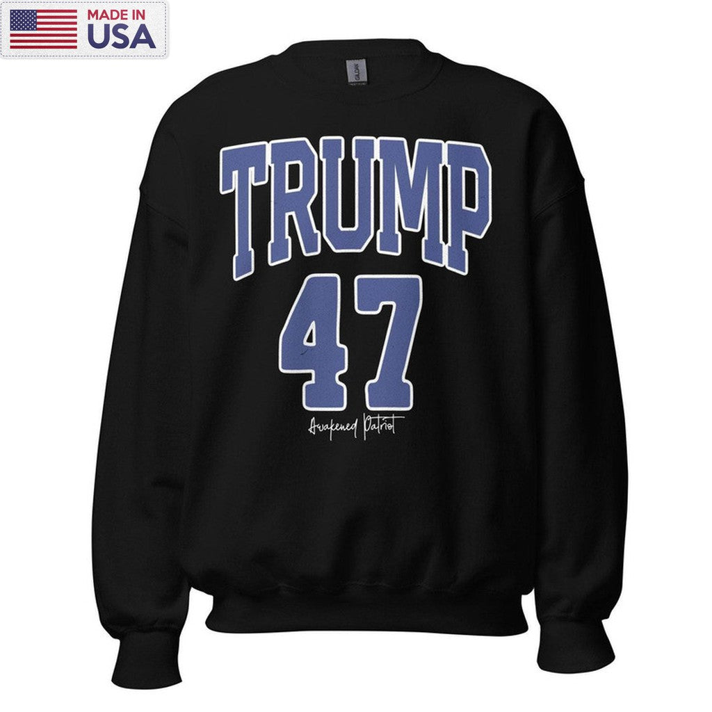 Awesome Trump Varsity Shirt, Awakened Patriot Varsity Style Trump 2024 T Shirt Hoodie