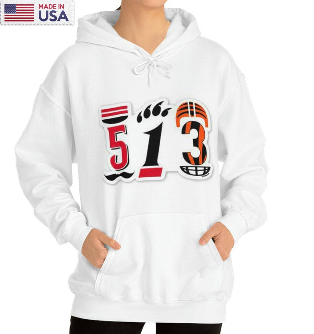 513 Cincinnati Shirt, Trending Football Crewneck Unisex Hoodie
