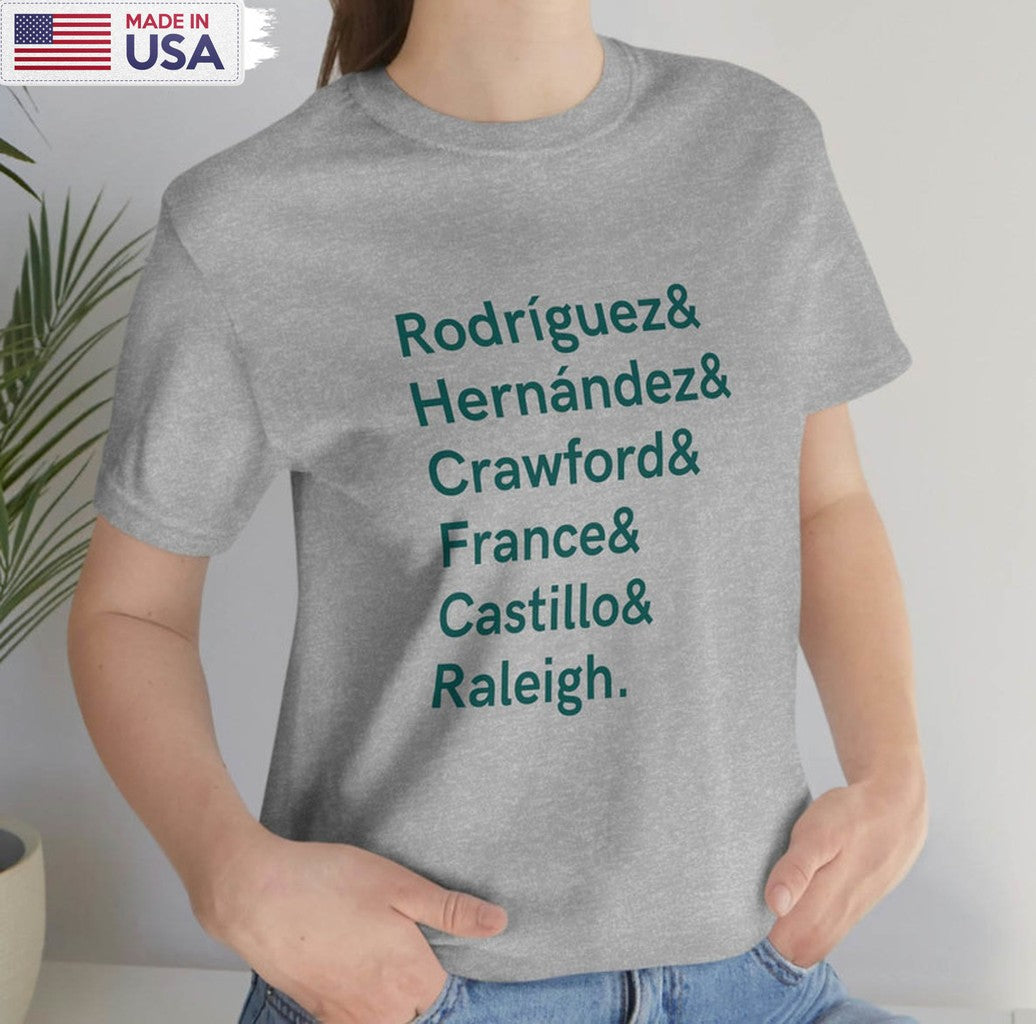 2023 Seattle Mariners Shirt, Trendy Baseball Crewneck Short Sleeve