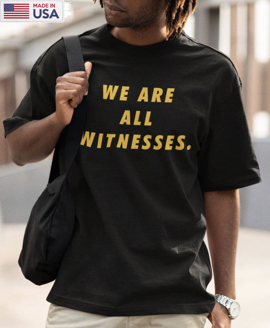 5 We Are All Witnesses Vintage Shirt, Basketball Lovers Unisex T-shirt Short Sleeve