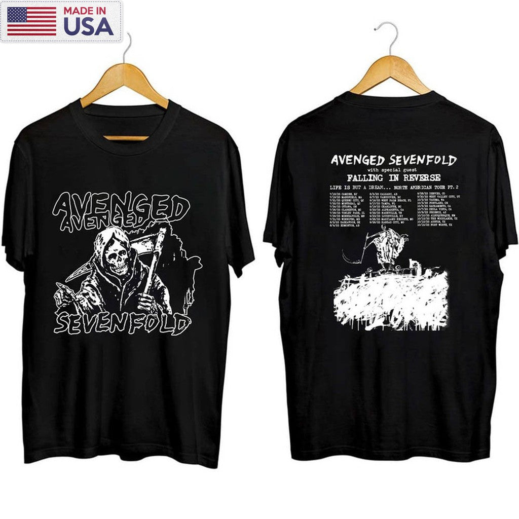 Avenged Sevenfold Life Is But A Dream North American Tour Retro Sweatshirt Unisex Hoodie